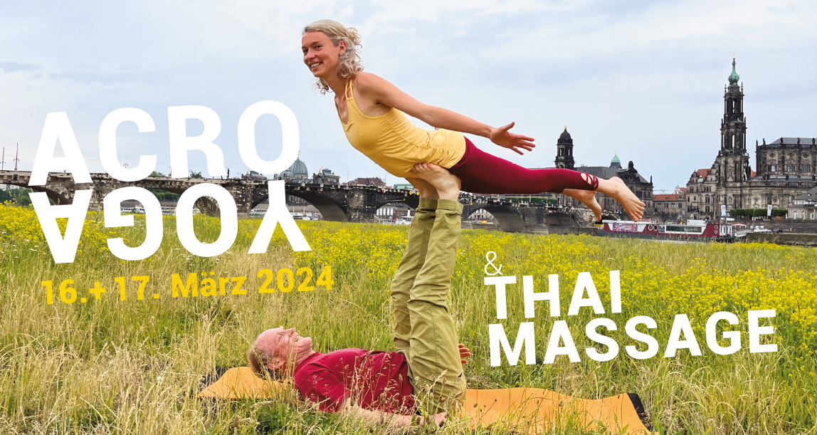 Acro Yoga & Thai Massage Workshop mit Peter Theeg & Nitya im golden yoga