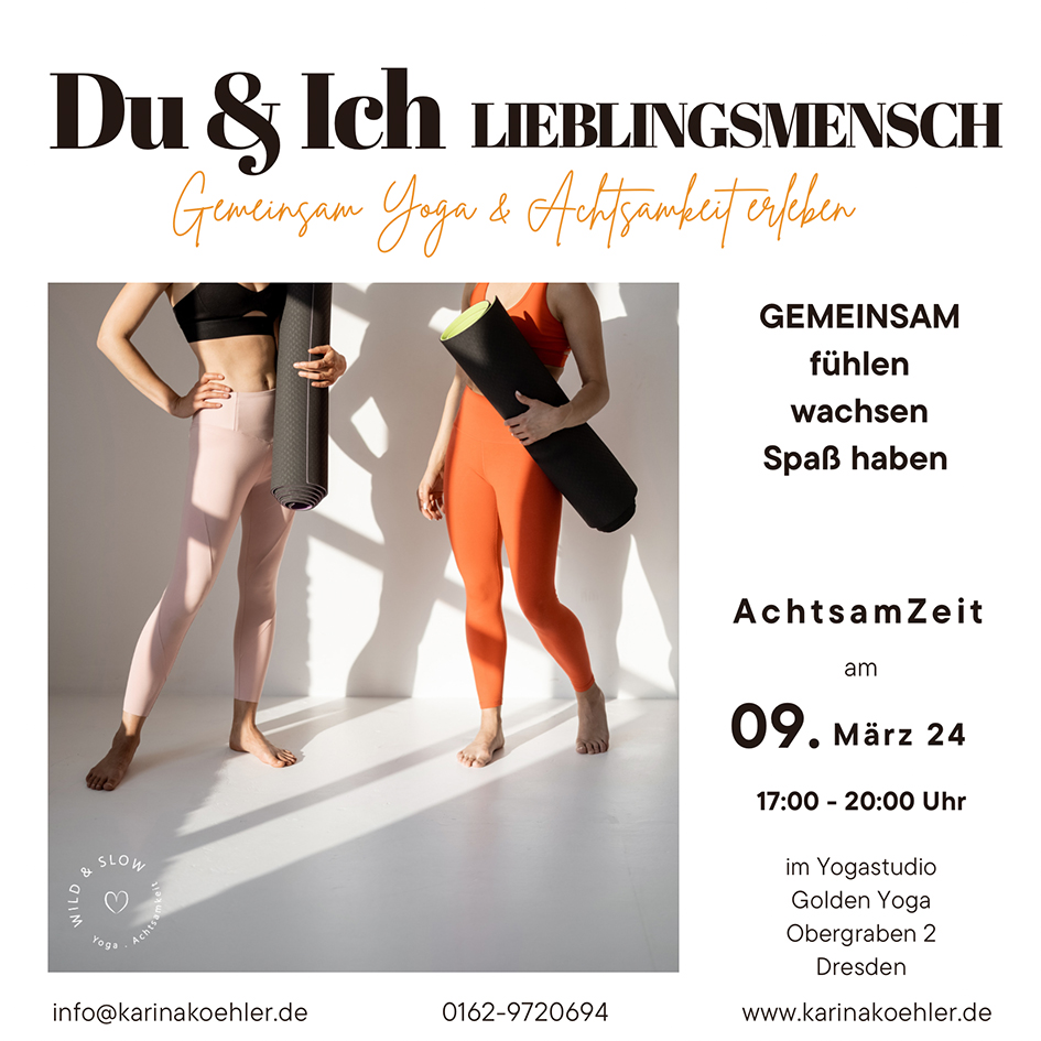 flyer lieblingsmensch workshop karina köhler golden yoga Dresden