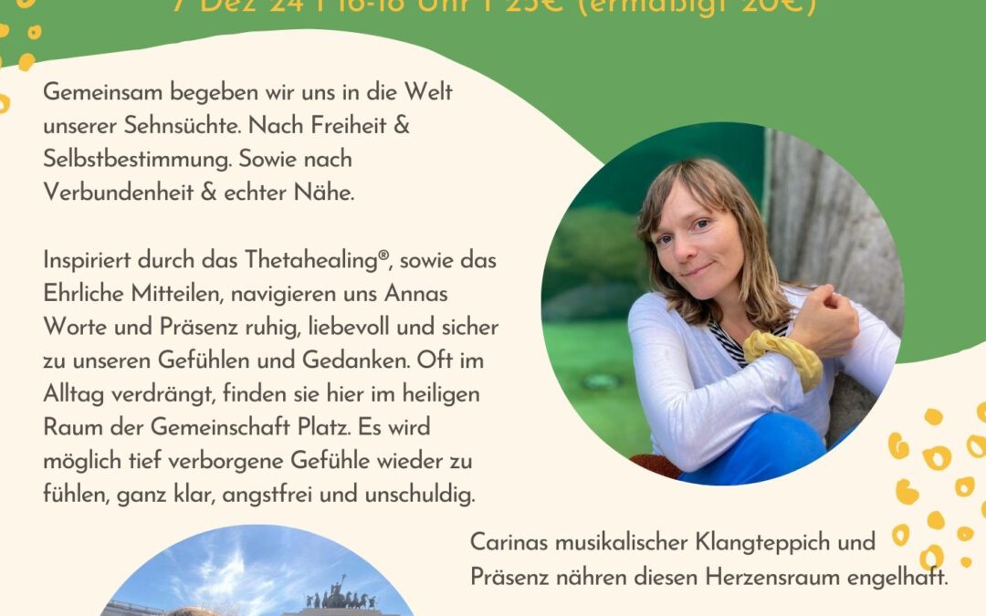 Workshop: Innere Weisheit – Authentisch Begegnen und Erkennen mit Anna und Carina