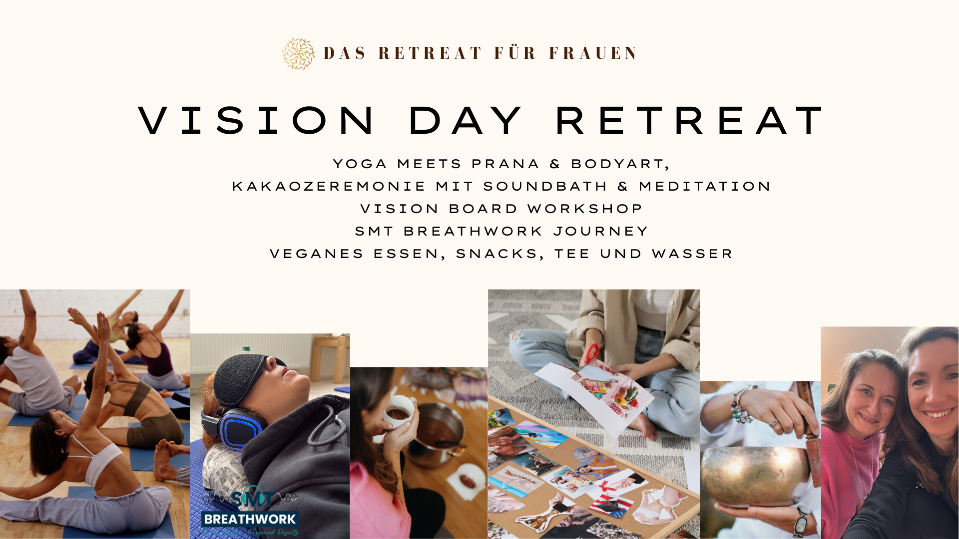 Vision Day Retreat für Frauen mit Sandra & Stefanie im golden yoga Dresden
