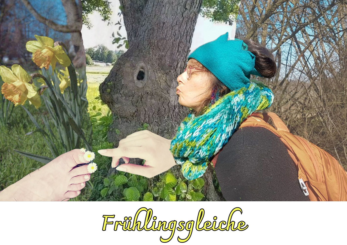 Frühlingsgleiche im Jahreskreis mit Kosilona Kraft im golden yoga Dresden Freies Tanzen im Spüren des eigenen Körpers