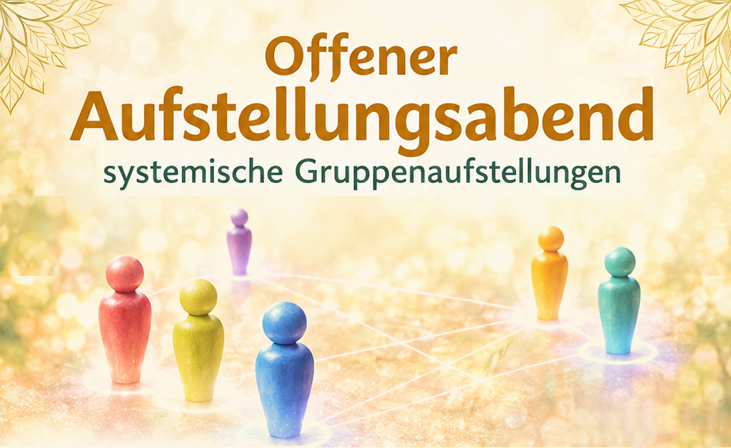 Offener Aufstellungsabend systemische Gruppenaufstellungen Aufstellungsarbeit Dresden Systemisches Stellen Systemaufstellung mit Nitya golden yoga Dresden Einzelaufstellungen möglich